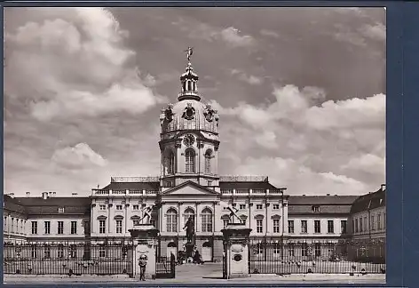 Karte Berlin Schloß Charlottenburg Mittelbau 1950