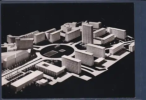 Karte Berlin Städtebauliche Neugestaltung des Ernst Reuter Platzes in Charlottenburg 1950