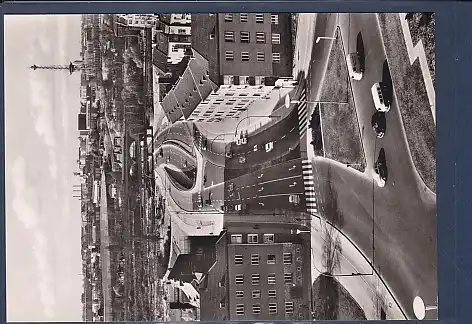 Karte Berlin Stadtautobahn Ring Berlin Untertunnelung des Kurfürstendamm 1950