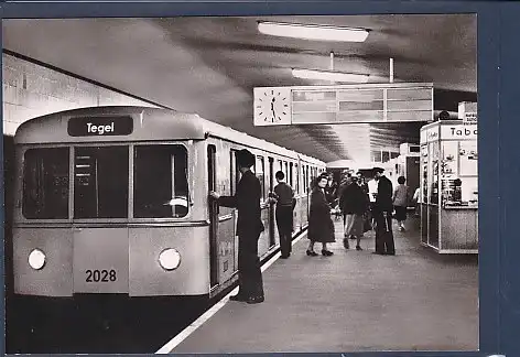 Karte Berlin Untergrundbahnhof Borsigwerke Reinickendorf 1950