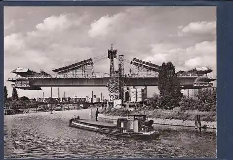 Karte Berlin Stadtautobahn Ring Berlin Brücke im Nordwestbogen Stützpfeiler am Spreeufer 1950