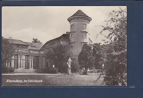 AK Rheinsberg im Schloßpark 1956