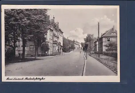 AK Bad Lausick Bahnhofstrasse 1950