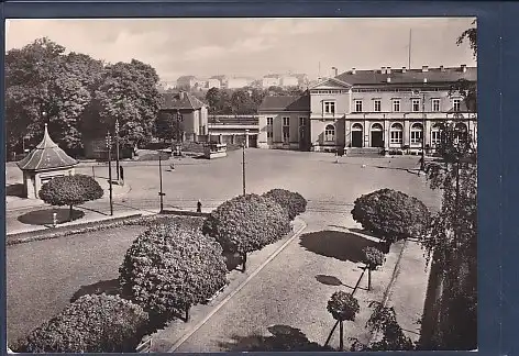 AK Mühlhausen / Thür. Bahnhofsplatz 1967