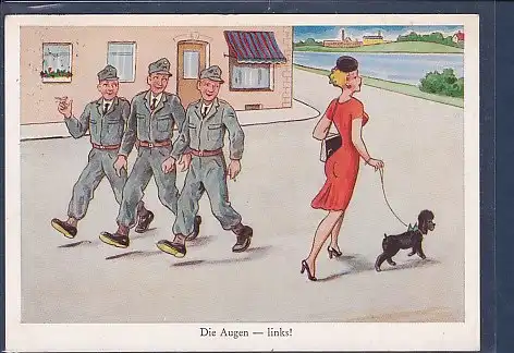 AK Die Augen - links ! 1957