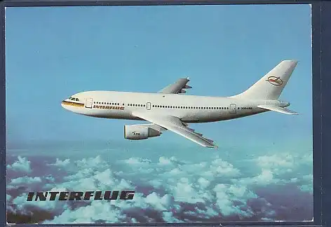 AK Interflug A 310 / 208 Sitzplätze 1990