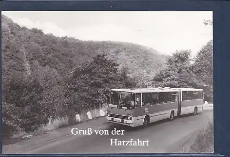 AK Gruß von der Harzfahrt ( Bus) 1980