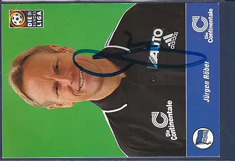 Hertha BSC Jürgen Röber Chef Trainer Saison 1998/99