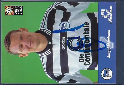 Hertha BSC 7 Sergej Mandreko Mittelfeld Saison 1998/99