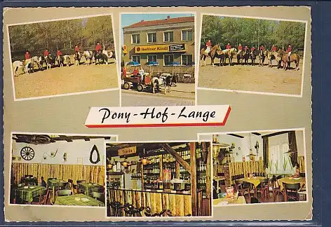 AK Pony Hof Lange 6.Ansichten Buckower Chaussee 82 1970