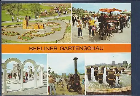 AK Berliner Gartenschau 5.Ansichten 1990