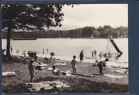 AK Oranienburg Freibad Lehnitzsee 1968