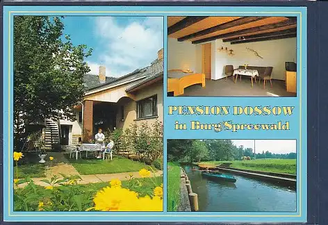 AK Pension Dossow in Burg / Spreewald 3.Ansichten 2000