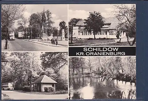 AK Schildow 4.Ansichten Dorfaue - Jugendherberge 1978