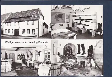AK Weißgerbermuseum Doberlug Kirchhain 4.Ansichten 1990
