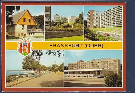 AK Frankfurt ( Oder) 5.Ansichten HO Gaststätte Forsthaus 1987