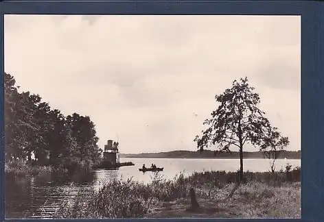 AK Wolzig Kr. Königs Wusterhaus Kanaleinfahrt 1975