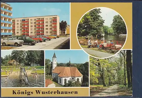 AK Königs Wusterhausen 5.Ansichten HO Gaststätte Zur Schleuse 1990