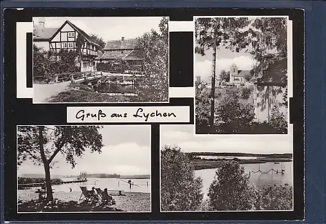 AK Gruß aus Lychen 4.Ansichten 1969