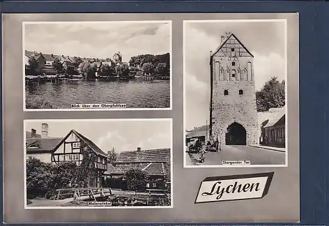 AK Lychen 3.Ansichten Malerwinkel 1968