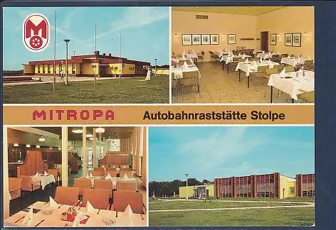 AK Mitropa Autobahnraststätte Stolpe 4.Ansichten 1987