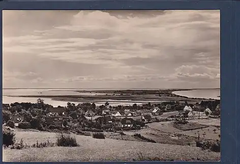 AK Blick von Kloster über die Insel Hiddensee 1969