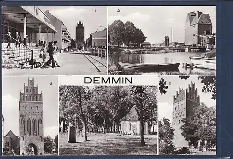 AK Demmin 5.Ansichten Hafen 1985