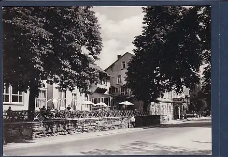 AK Bad Blankenburg FDGB Erholungsheim Magnus Poser Terrasse 1978