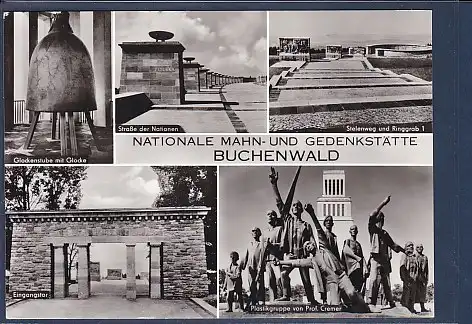 AK National Mahn und Gedenkstätte Buchenwald 5.Ansichten 1979