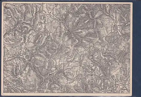 AK Thal i. Thür. - Ruhla Thüringer Wald mit Gr. Inselsberg 1931