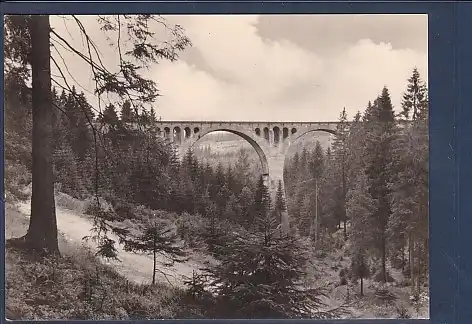 AK Ernstthal am Rennsteig Brücke im Finstergrund 1969