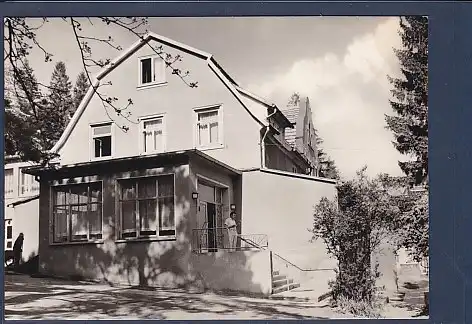 AK Tabarz Ortsteil Cabarz FDGB Erholungsheim IG Wismut Am Datenberg 1974