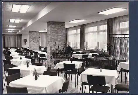 AK FDGB Erholungsheim Aktivist Speisesaal 6801 Bucha 1970