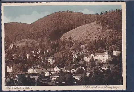 AK Friedrichroda Blick nach dem Herzogsweg 1940