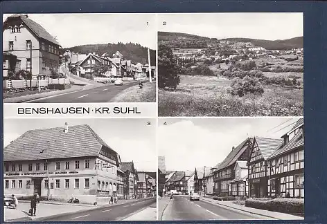AK Benshausen Kr. Suhl 4.Ansichten 1979