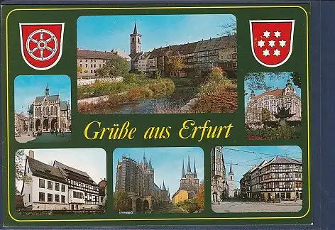 Wappen AK Grüße aus Erfurt 6.Ansichten 2000