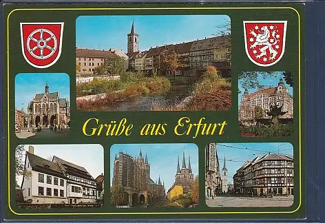 Wappen AK Grüße aus Erfurt 6.Ansichten 2000