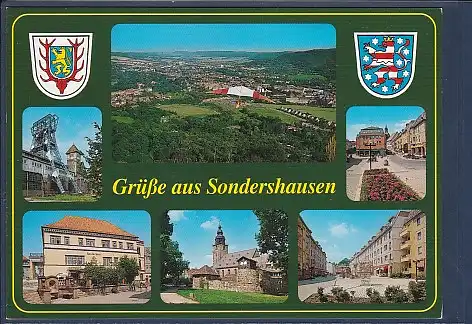 Wappen AK Grüße aus Sondershausen 6.Ansichten 2000