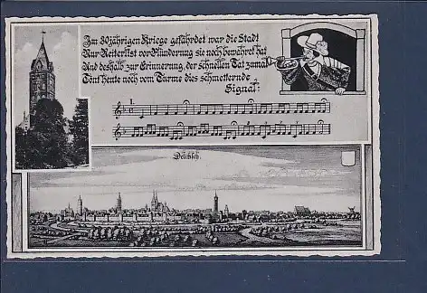AK Delitzsch 3.Ansichten 1957
