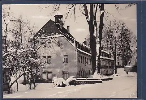 AK Wolkenstein Warmbad Sanatorium 1965