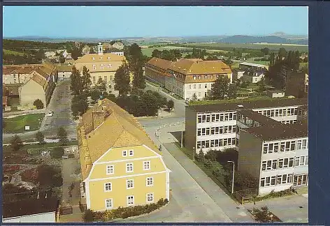 AK Herrnhut ( Kr. Löbau) Blick zum Zinzendorfplatz 1989