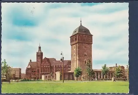 AK Karl Marx Stadt Blick zum Roten Turm 1963