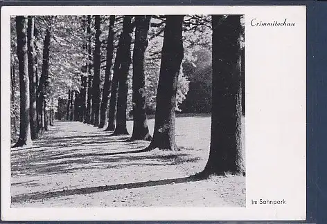 AK Crimmitschau Im Sahnpark 1950
