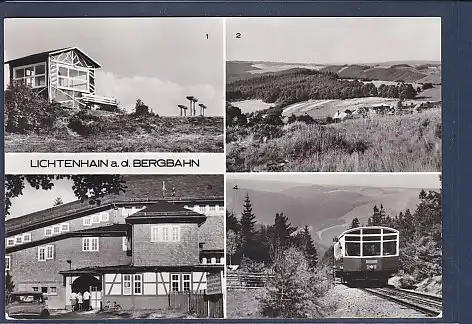 AK Lichtenhain a.d. Bergbahn 4.Ansichten 1986