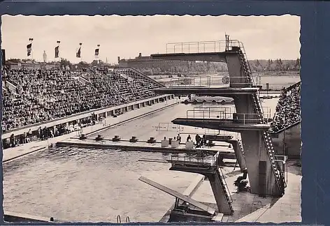 AK Messestadt Leipzig Neuerbautes Schwimmstadion 1959