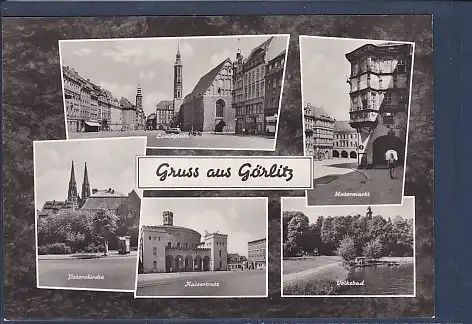 AK Gruß aus Görlitz 5.Ansichten Leninplatz 1965