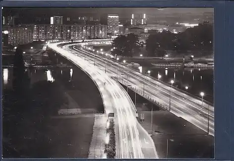 AK Dresden Dr. Rudolf Friedrichs Brücke zur Leningrader Straße 1979