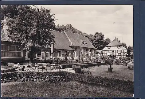 AK Wernigerode Konsum Großgaststätte Storchmühle 1964