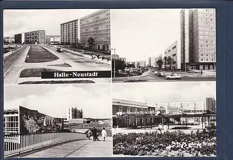 AK Halle - Neustadt 4.Ansichten 1977