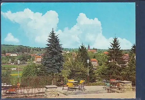 AK Friedrichsbrunn Blick von der Terrasse des Sanatoriums Ernst Thälmann 1977